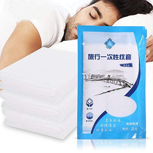 Vbestlife Federe Per Cuscini Usa E Getta Fogli Non Tessuti Usa E Getta Federe E Sacchi A Pelo Sporchi Copertura Per Cuscino Da Viaggio Per Hotel Prote