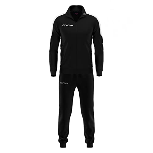 Givova Tuta Revolution Triacetato Nero/Bianco Tg. Xl