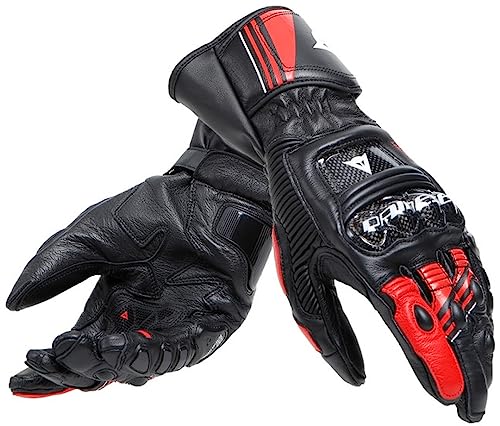 Dainese Druid 4 Guanti Moto (Black/Red/White,Xl)