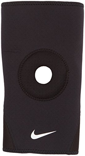Nike Pro Open-Patella Knee Sleeve 2.1, Ginoc C/Ap Rotula Unisex Adulto, Nero, L