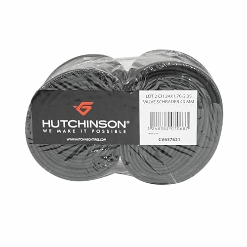 Hutchinson, Camera D'Aria Bicicletta Unisex-Adulto, Nero, 24X1.70 À 2.35
