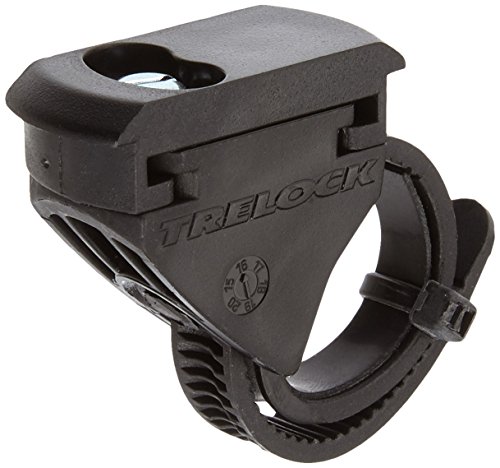 Trelock Zl 800 Vario Halter/Bracket Fb Zubehör Batterie-Beleuchtung, 8003183-Supporto Variotex Balance Per Fanale Bicicletta Unisex Adulto, Nero, Tagl