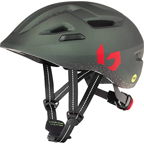 Bollé, Stance Jr Mips Forest Matte S 51-55Cm, Casco Da Ciclismo, Small, Unisex Bambini