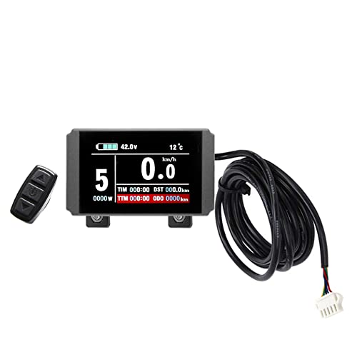 Windmeile | Display Kt-Lcd8H, Computer Di Bordo, Display Tachimetro, Display Lcd, Illuminato, Multifunzionale, E-Bike, Bici Elettrica, Pedelec, 24V/36
