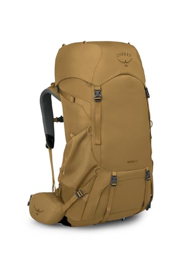 Osprey Rook 50 Men'S Backpacking Backpack Histosol Brown/Rhino Grey O/S