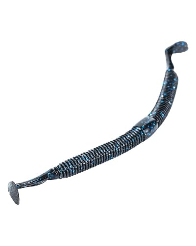 Molix Sneaky Worm 5’’ (8 Pcs) Col. Black Blue Flake