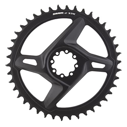 Sram Plato Road (Axs) X-Sync 12V 42T Dm Black (Rival) Unisex Adulto, Nero, 42