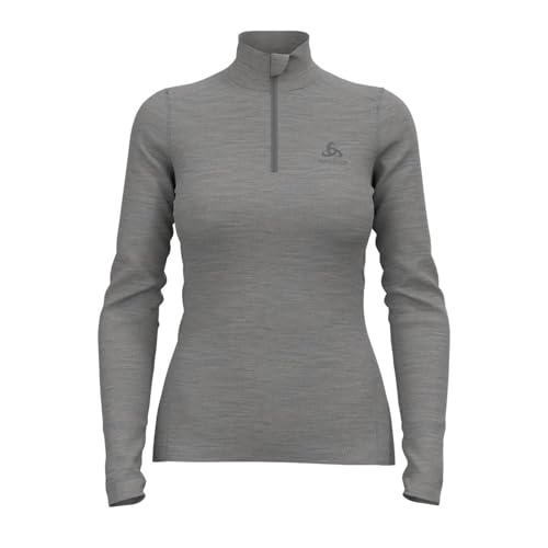 Odlo Donna Maglia Funzionale A Maniche Lunghe Con Zip Merino 200