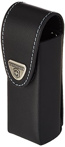 Victorinox, Custodia In Pelle Per Cintura Per Coltellini Svizzeri Di Grandi Dimensioni, Nera, 12 Cm