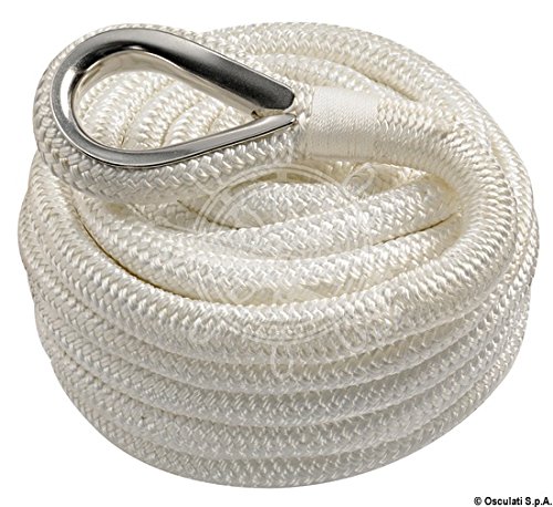 Osculati Cima Ormeggio Impiombata 16 Mm X 11 M Bianca