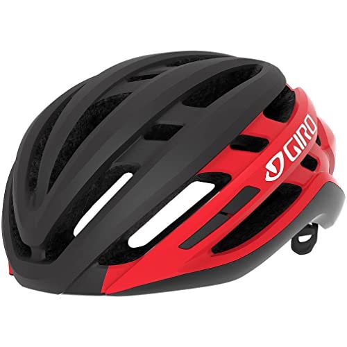 Giro Agilis Mips, Casco Unisex, Matte Black/Bright Red, Large