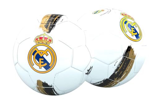 R Roger'S Pallone Real Madrid Escudo Colore - Dimensione 5