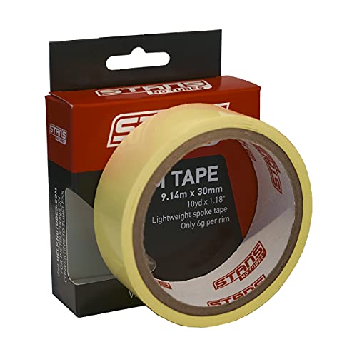 Notubes Stans Flow Mk3 10Yd X 30 Mm Nastro Antiforatura, Giallo, 9 M