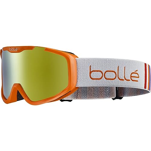 Bollé, Rocket Plus Orange Matte, Sunshine Cat 3, Occhiali Da Sci, Small, Unisex Bambini