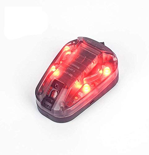 Sbgjmy Accessori Tattici Leggeri Del Casco Del Casco Militare, Strumento Durevole Di Illuminazione Della Luce Del Casco Per Caccia All'Aperto (Rosso)