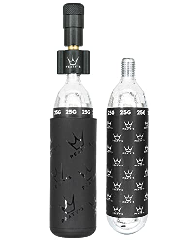 Peaty'S Gonfiatore Per Pneumatici Co2 Holeshot Di Peaty, Unisex, Noir, 25 G