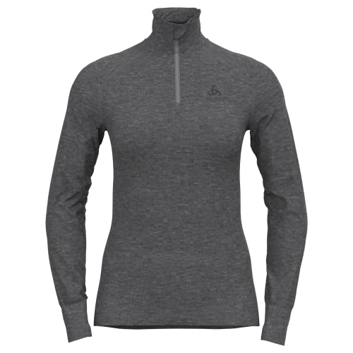 Odlo Donna Maglia Funzionale A Maniche Lunghe Con Zip Active Warm Eco