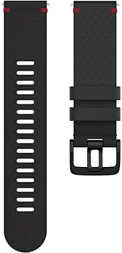 Polar Cinturino Pelle Traforata 22Mm Compatible Con Sportwatch Polar (Serie Gritx, Vantage M & V2)