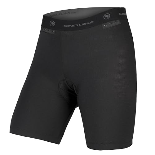 Endura Mesh Clickfast Ii Padded Liner Per Uomo, Nero, Xs
