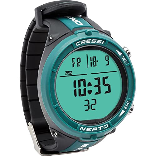 Cressi Nepto Watch Computer - Orologio/Computer Per Apnea,Taglia Unica, Unisex Adulto