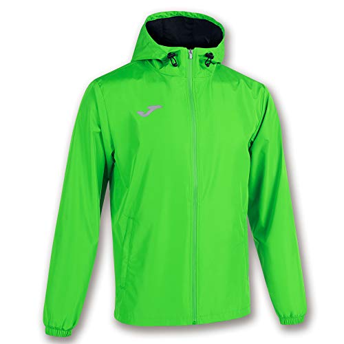 Joma 102235.020.M Giacca Impermeabile, Elite Viii, Verde Flúor