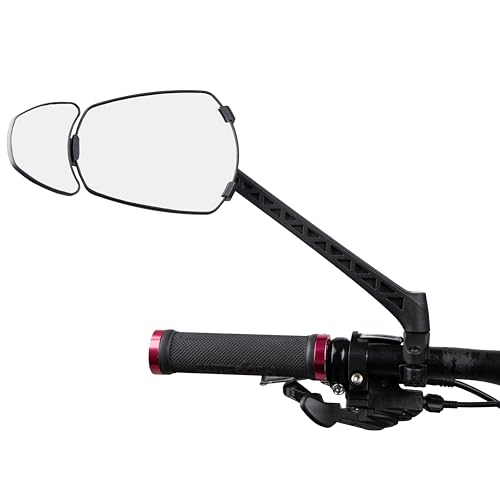 Zefal Espion E100 Cargo - Specchietto Per Bici E Bici Elettrica Con Piccolo Specchio Aggiuntivo - Montaggio Sul Manubrio - Ottimizza La Visibilità Del