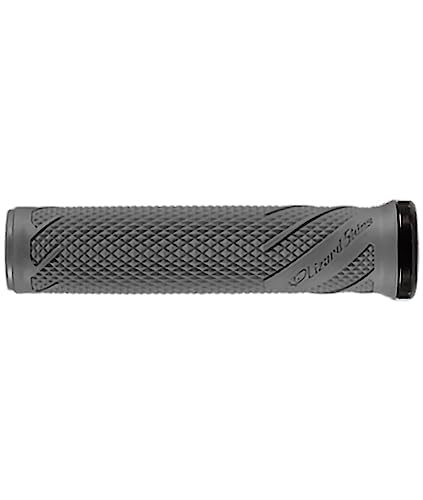Lizard Skins Coppia Di Manopole Wasatch Con Anello Di Blocco, Grigio