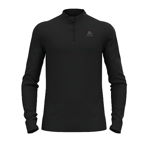 Odlo Uomo Maglia Funzionale A Maniche Lunghe Con Zip Merino 200
