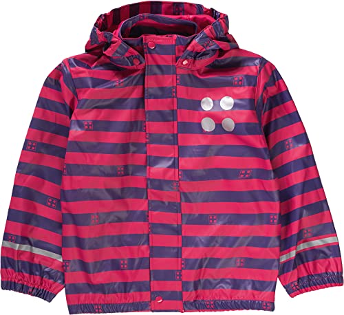 Lego Wear Lego Jamaica 102 Giacca Impermeabile, Unisex Bambini, Rosso, 152
