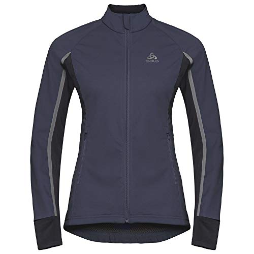 Odlo Aeolus Pro Giacca Da Donna, Donna, 612411, Grigio - Nero, Xs