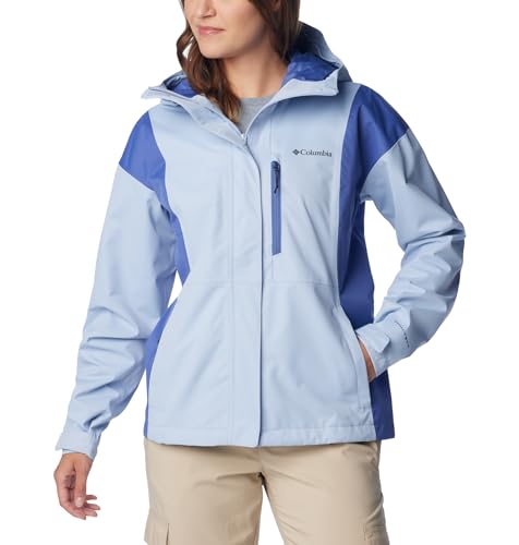 Columbia Hikebound Jacket, Chaqueta De Lluvia Impermeable Donna, Whisper, Eve,