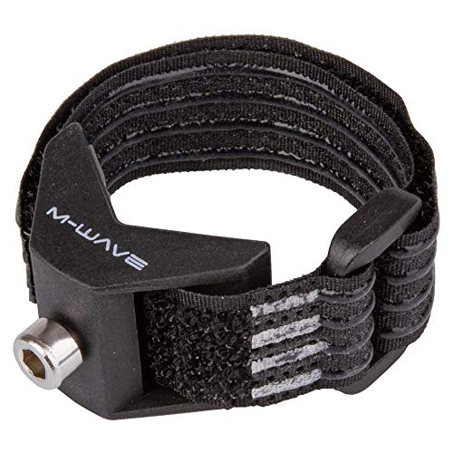 M-Wave Ada Bc Flex 2-Adattatore Per Portabottiglie, Montaggio Con Velcro, 2 Paia, Colore: Nero Unisex-Adulto