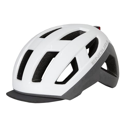 Endura Urban Luminite Ciclismo Casco Per Uomo, White, L-Xl