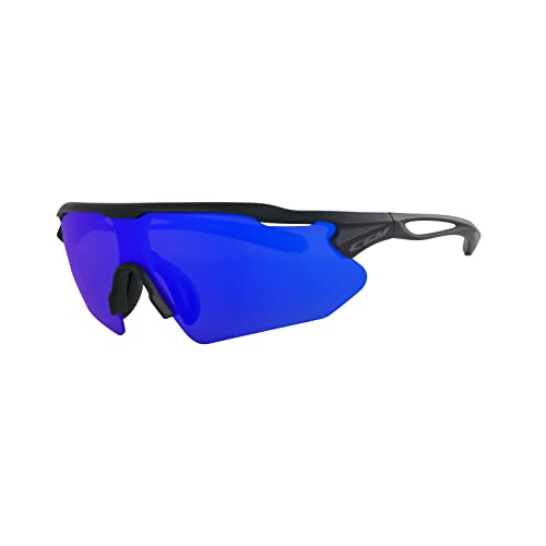 Cgm Occhiali Sportivi 770A Fly Nero|Iridium Plus Blu S2 (18%-43%)