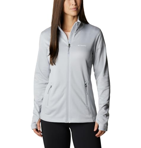 Columbia W Park View Grid Fleece Full Zip Giacca In Pile Con Cerniera Intera Per Donna