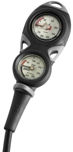 Mares Mission Instrument Mission 2 - Console Analogica Con Manometro E Profondimetro, Adulto, Unisex