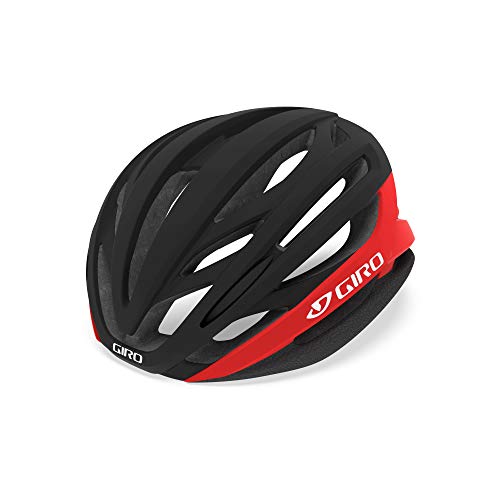 Giro Top 768686180095, Casco Unisex Adulto, Nero E Rosso, S
