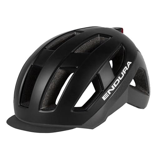 Endura Urban Luminite Ciclismo Casco Per Uomo, Black, S-M