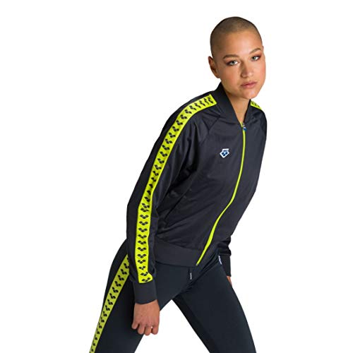 Arena W Relax Iv Team Jacket, Donna, Ash Grey-Soft Green-Ash Grey, M