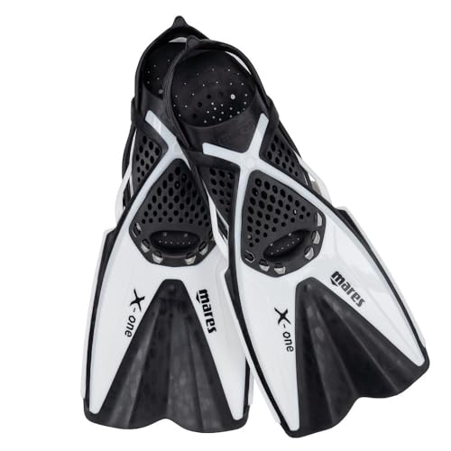 Mares Aquazone X-One Jr., Pinne Da Snorkleling Bambino - Unisex, Bianco, Xs