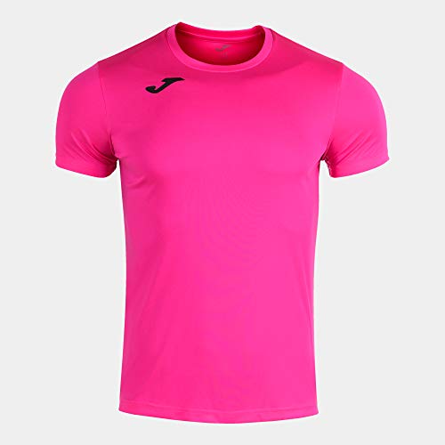 Joma102227.030.2Xs T-Shirt Manica Corta Record Ii Rosa Fluo