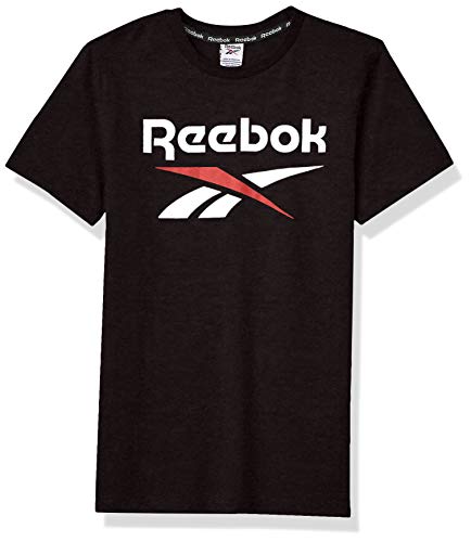 Reebok Maglietta Big Intl – Maglietta A Maniche Corte Per Bambini, Bambino, Maglietta A Maniche Corte, H89069Rbi_8_Blk, Nero, 8