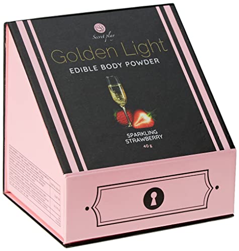 Secretplay Golden Light Kit Polvos Comestibles Y Pluma - Fresas & Cava