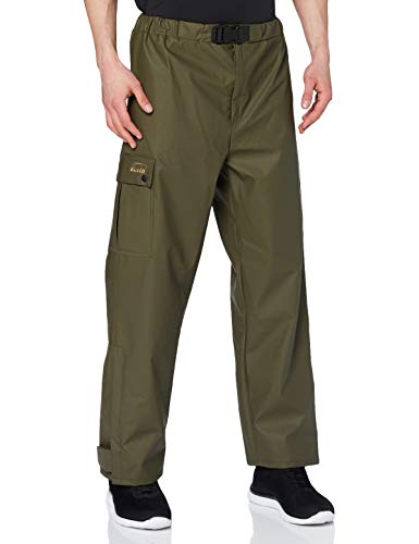 Baleno Cartouche Pantaloni Da Pioggia Da Uomo, Cachi, Xxxl