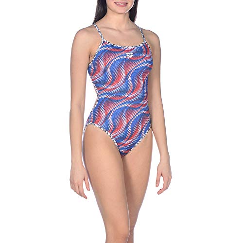 Arena Spirograph Costume Sportivo Reversibile, Donna, Multicolore, 44