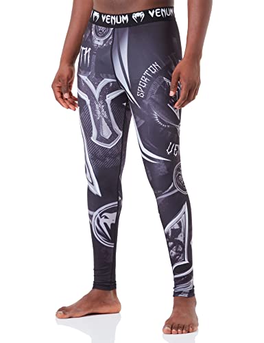 Venum Gladiator 3.0, Ghette Uomo, Nero/Bianco, Xl