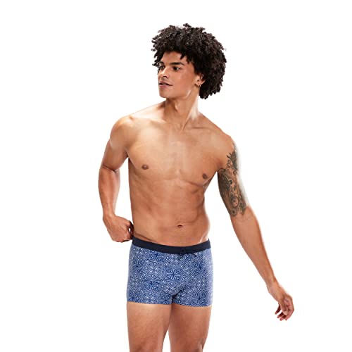 Speedo Valmilton, Aquashort Uomo, Ammonite Blu/Bianco/True Navy, 30