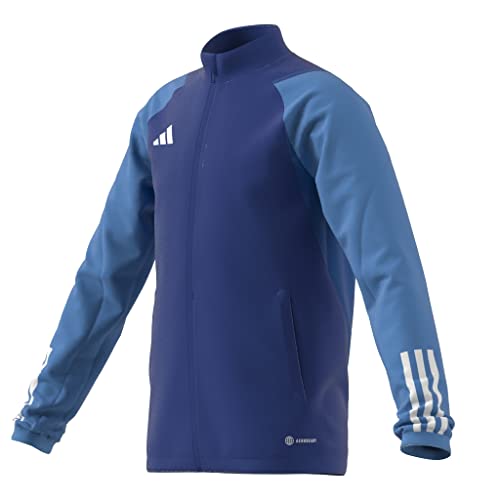 Adidas Tiro23 C Tr Jky, Giacca Unisex-Bambini, Team Royal Blue/Pulse Blue