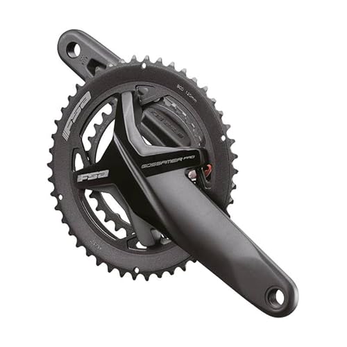 Fsa, Guarnitura Gossamer Pro, Bb386Evo, Bcd 120/90 30/46, 172,5 Mm Unisex Adulto, Nero Altamente Lucido Anodizzato