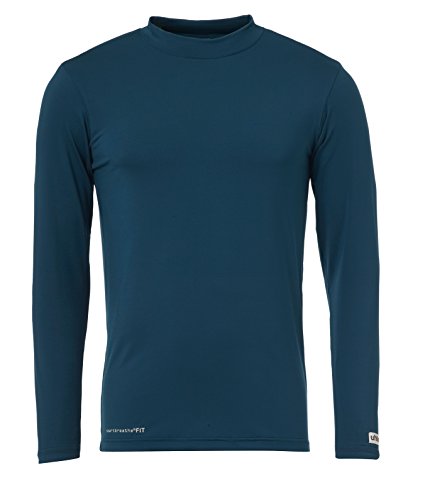 Uhlsport Distinction Colors Base Layer Shirt, Camicia Uomo, Nero, Xs